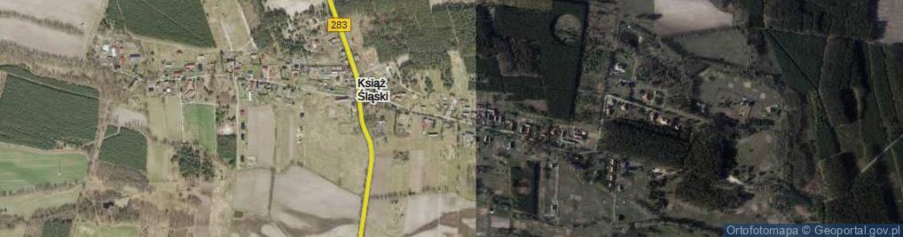 Zdjęcie satelitarne Książ Śląski ul.